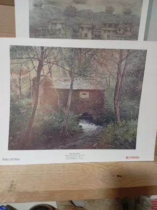 Libro 150 años de Pintura Gallega,15 laminas