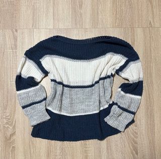 Jersey punto rayas mujer Talla Única