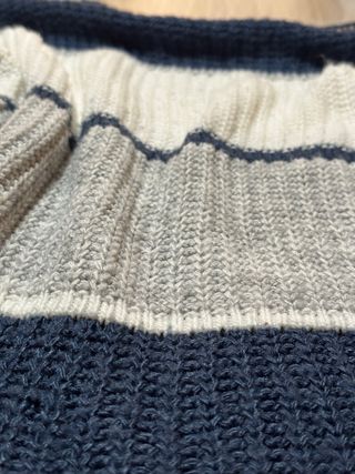 Jersey punto rayas mujer Talla Única