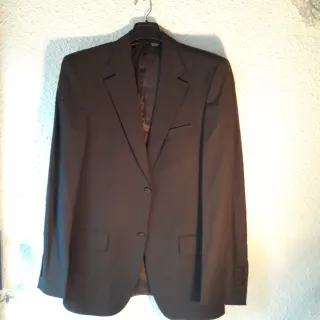 Traje hombre marrón oscuro