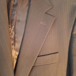 Traje hombre marrón oscuro