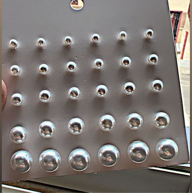 Perlas sintéticas prateadas - Pack 5 pares