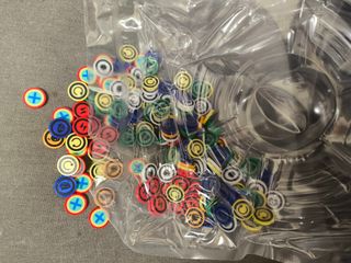 Tokens y bandeja para juego de mesa