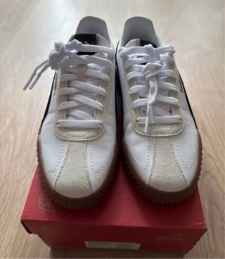 Zapatillas Puma Blancas y Marrones Nuevas