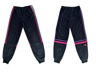 Pantalón Adidas Challenger Negro Rosa