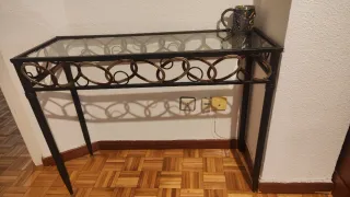 Mueble de forja con espejo