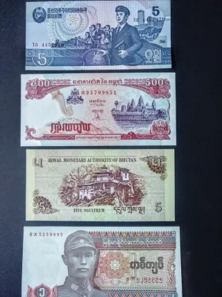 Colección de Billetes Internacionales. SC