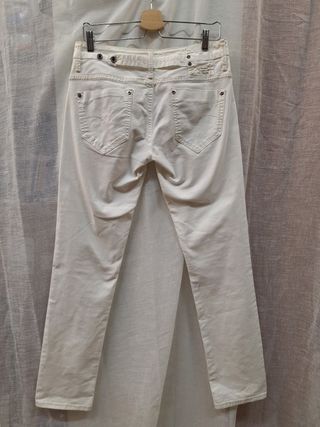 Pantalón vaquero G-Star RAW mujer blanco