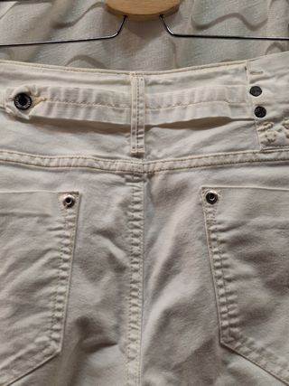 Pantalón vaquero G-Star RAW mujer blanco