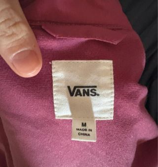 Chaqueta Vans Rosa Estilo Chubasquero