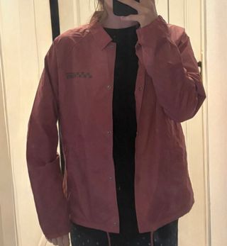 Chaqueta Vans Rosa Estilo Chubasquero