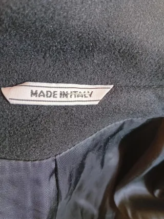 Cappotto nero classico