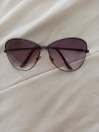 Gafas de sol vintage mujer morado/plata