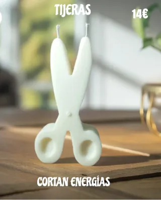 Vela Tijera Corta Energías ritualizada 14€