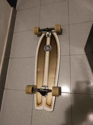 Skate Oxelo Negro Madera