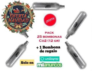25+1 Cartuchos CO2 12g ¡Regalo incluido!