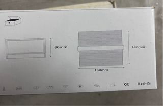 Lámparas LED Modernas Wurth precio de las dos.