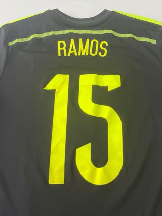 Camiseta original España 2014 2015 Sergio Ramos 14