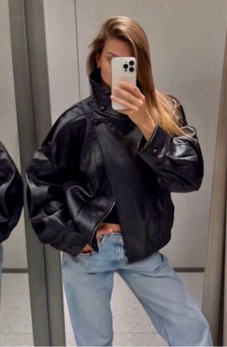 Chaqueta Zara Negra Talla XS