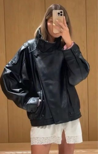 Chaqueta Zara Negra Talla XS