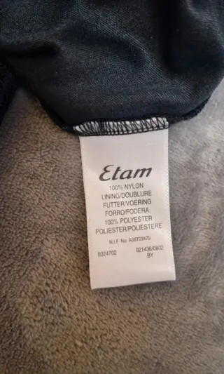 Gonna pizzo nero asimmetrica