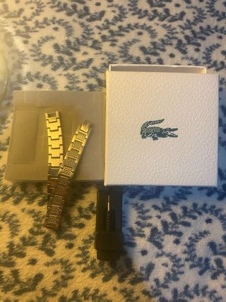 Pulseras Lacoste Oro y Plata