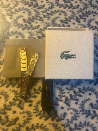Pulseras Lacoste Oro y Plata