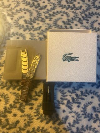 Pulseras Lacoste Oro y Plata