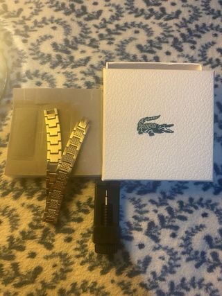 Pulseras Lacoste Oro y Plata