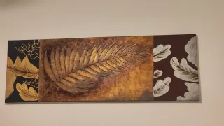 Cuadro Decorativo Hoja Texturizada