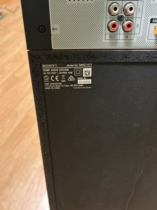 Altavoz Sony 250W Negro