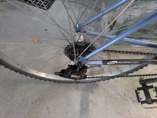 Bicicleta Decathlon Riverside Azul