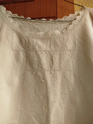 Camisón antiguo de encaje