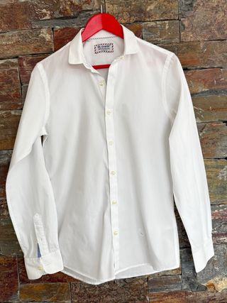 Camisa El Ganso Blanca Cuello Cutaway Nueva