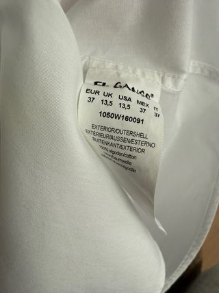 Camisa El Ganso Blanca Cuello Cutaway Nueva