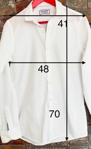 Camisa El Ganso Blanca Cuello Cutaway Nueva