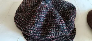 Gorra visera lana y sombrero paño