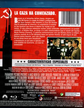 Blu-ray La Caza del Octubre Rojo