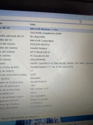 HP ProBook 650 i5 Win11 Pro