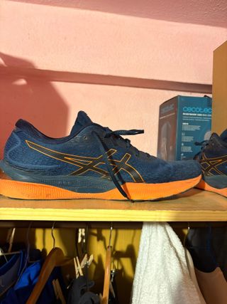 ASICS Talla 50,5 Azul Naranja