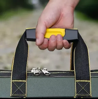 Bolsa herramientas 18 fondo plástico