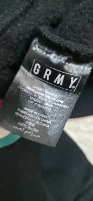 Sudadera GRMY Negra Talla S