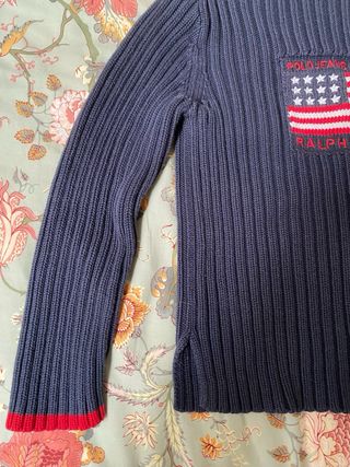 Jersey Ralph Lauren Bandera Americana Azul