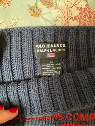 Jersey Ralph Lauren Bandera Americana Azul