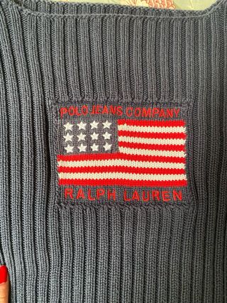 Jersey Ralph Lauren Bandera Americana Azul