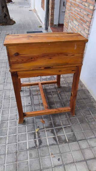 Pupitre vintage de madera