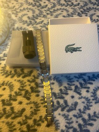Pulsera Lacoste Plata