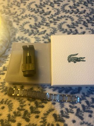 Pulsera Lacoste Plata