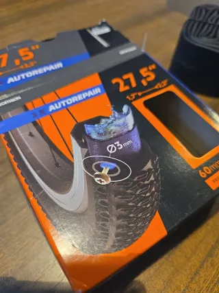 Cámara de bicicleta antipinchazos 27.5" nueva