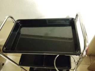 Carro Auxiliar Peluquería 3 Bandejas